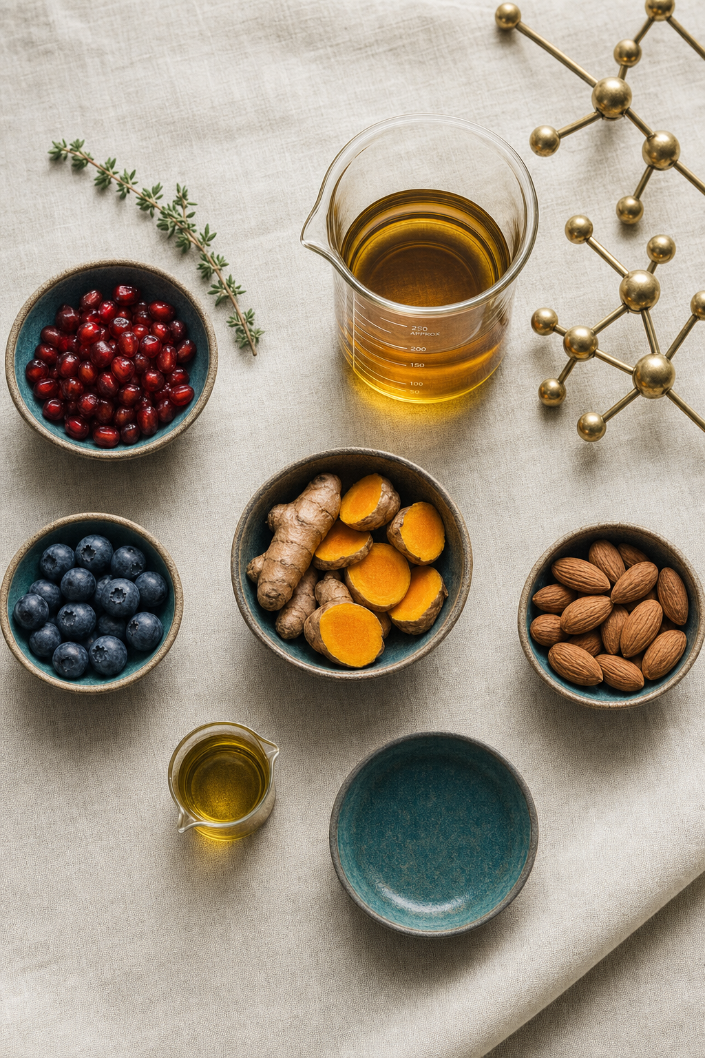 Superalimentos e molécula — abordagem ortomolecular